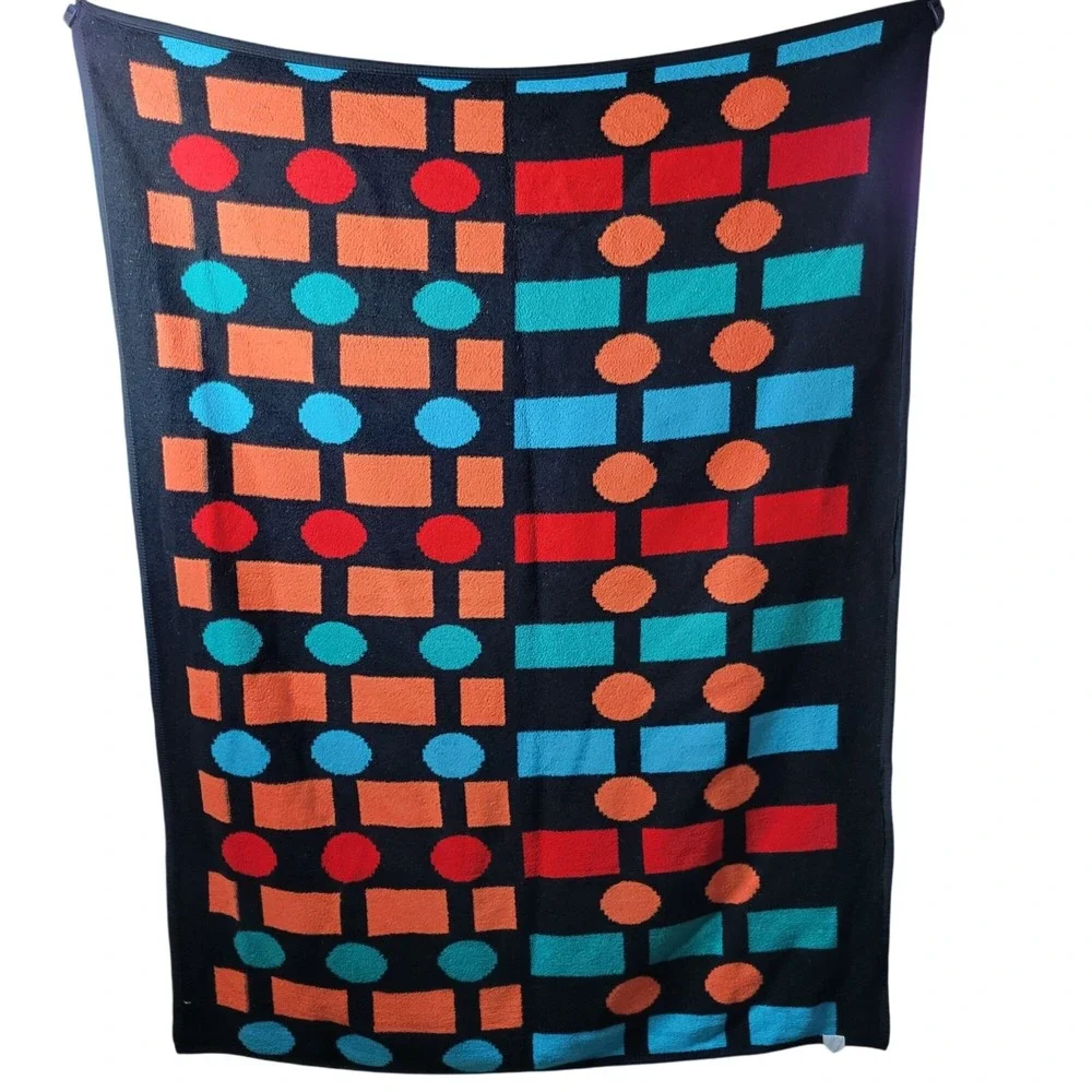 Retro Erdal‎ Acrylic Blanket With Geometric Pattern - 64
